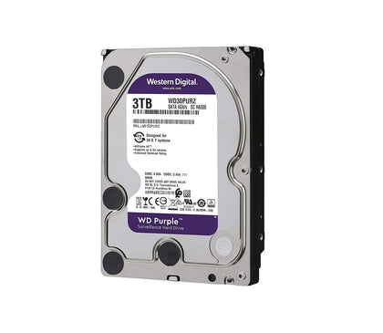 Western Digital Hard Drive WD30PURZ WD Purple AV 3.5 3TB 64MB SATA 6Gb/s 5400 RPM Bulk