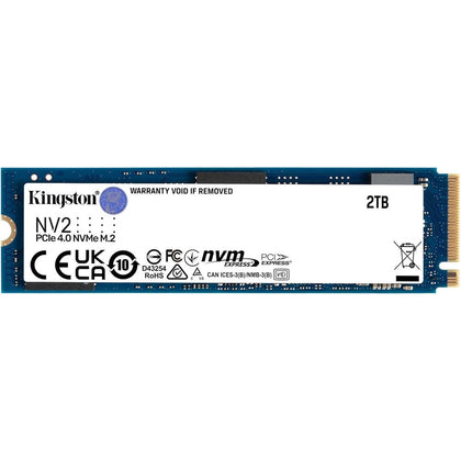 Kingston SSD 2TB NV2 M.2 2280 PCIe 4.0 NVMe SSD Bulk Pack (SNV2S 2000GBK)