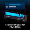 Lexar SSD 1TB NM710 M.2 2280 PCle Gen4x4 NVMe SSD Retail (LNM710X001T-RNNNU)