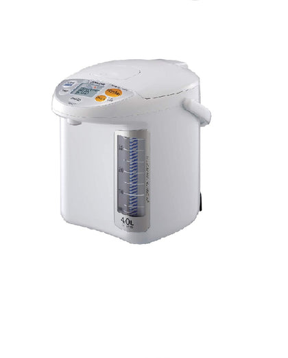Zojirushi CD-LFC40 Panorama Window Micom Water Boiler and Warmer, 135 oz/4.0 L, White (CD-LFC40WA)