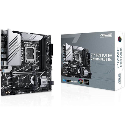 ASUS MB  Z790 LGA1700 Max128GB DDR4 mATX Retail (PRIME Z790M-PLUS D4)