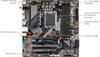 Gigabyte MB B760 LGA1700 Max192GB DDR5 PCIE microATX Retail (B760M C)