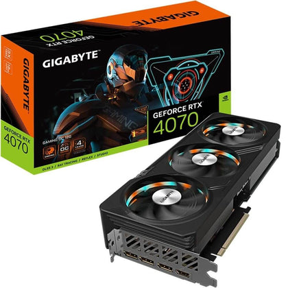 Gigabyte Video Card GeForce RTX 4070 GAMING OC 12G GDDR6X ATX (GV-N4070GAMING OC-12GD)