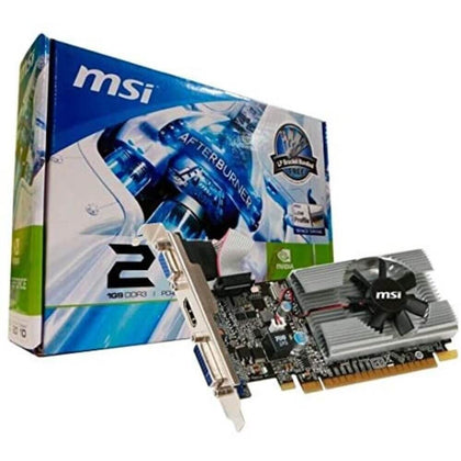MSI Video Card G2101D3 GF 210 1G DDR3 LP PCIE DVI HDMI VGA Single Fan W7 (N210-MD1G/D3)