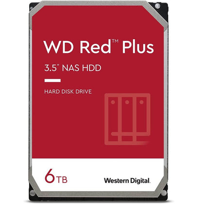 Western Digital HD 6TB 3.5 SATA WD Red Plus NAS Bulk (WD60EFZX)