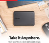 Toshiba HD 1TB Canvio Basics Portable Hard Drive Black Retail (HDTB510XK3AA)