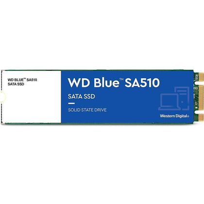 Western Digital 500GB WD Blue SA510 SATA Internal Solid State Drive SSD-SATA III 6 Gb/s, M.2 2280, Up to 560 MB/s (WDS500G3B0B)