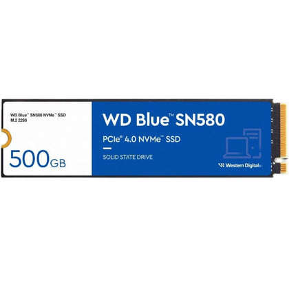 Western Digital SSD 500GB M.2 WD Blue SN580 PCIe Retail (WDS500G3B0E)