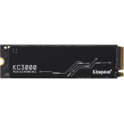 Kingston SSD 1024G KC3000 PCIe4.0 NVMe M.2 SSD Retail (SKC3000S/1024G)