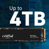 Crucial SSD P3 Plus 1TB PCIe Gen4 NVMe Retail (CT1000P3PSSD8)