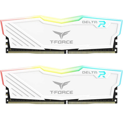 TEAMGROUP ME DELTA RGB 2x16GB DR4 3600MHz CL18 UDIMM WHT (TF4D432G3600HC18JDC01)