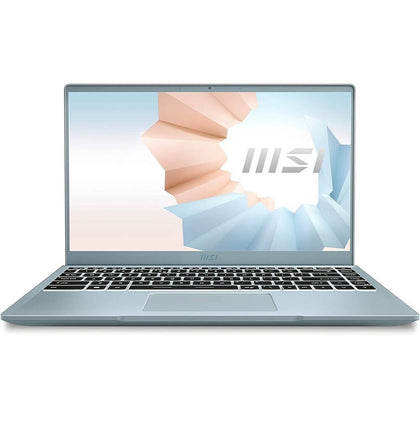 MSI NB 14 MODERN14B610 Core i7-1165G7 8GB 512GB Intel Iris Xe W10H Retail (Modern 14 B11MO-610)-(Used-Like New)