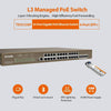 Tenda Switch L3 Managed PoE Switch 24 10 100 1000 Mbps Base-T pt (TEG5328P-24-410W)
