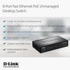 Dlink NT 8-Port 10 100 PoE Switch Unmanaged 4 802.3af PoE ports (DES-1008PA)