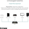 D-Link NT Switch 8Port Gigabit Unmanaged Desktop with 4 PoE Ports RTL (DGS-1008P)
