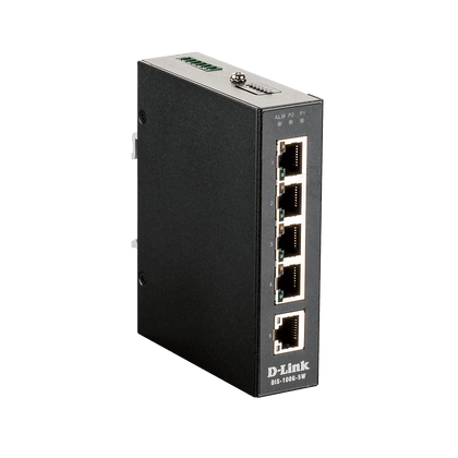 D-Link NT 5-Port UNMNGD Industrial Switch -40C to +75C Brown box (DIS-100G-5W)