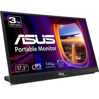 ASUS MN 17.3 IPS FHD 1920x1080 16:9 5ms 144Hz 2xUSB-C HDMI Retail (MB17AHG)