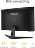 ASUS MN 27 Curved FHD 1920x1080 16:9 1ms 3000:1 HDMI D-Sub Speakers (VG27VH1B)