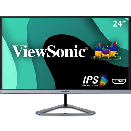 ViewSonic LCD 24 FHD 1920x1080 1000:1 VGA HDMI SPK Retail (VX2476-SMHD)