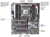 ASUS MB WS X299 SAGE/10G 8DIMM 128GB DDR4 Intel LGA 2066 CEB motherboard