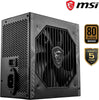 MSI PSU Gaming 80 Plus Bronze Certified 650W Compact Size ATX Power Supply (MAG A650BN)-Refurbished