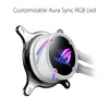 ASUS Fan White AIO liquid CPU cooler w Aura Sync (STRIX LC II 360 ARGB WE)
