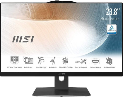 MSI AIO 23.8 Ci5-1135G7 8GB 256GB Intel Iris Xe W11H (Modern AM242TP 11M-874US)-Refurbished