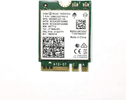 Intel NT AC 9260.NGWG Wireless-AC 9260 2230 2x2 AC+BT Gigabit vPro Brown Box