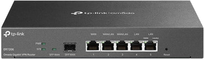 TP-Link Router Omada SafeStream Gigabit Multi-WAN VPN Router Retail (ER7206)