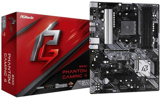 ASRock B550 Phantom Gaming 4 Supports 3rd Gen AMD AM4 Ryzen/Future AMD Ryzen Processors Motherboard