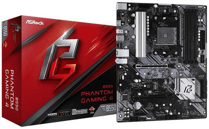 ASRock B550 Phantom Gaming 4 Supports 3rd Gen AMD AM4 Ryzen/Future AMD Ryzen Processors Motherboard