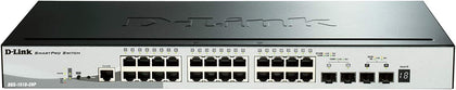 D-Link Network DGS-1510-28P SmartPro 24PT PoE Switch w 2 SFP and 2 10GbE SFP+