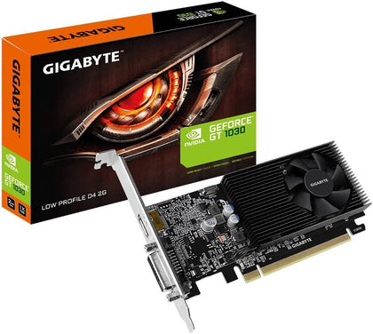 GIGABYTE Video Card 2GB GeForce GT1030 DDR4 64bit DVI-D/HDMI Retail (GV-N1030D4-2GL)