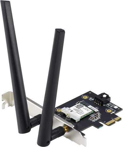 ASUS NT AX1800 Dual Band PCI-E WiFi6 BT5.2 WPA3 network security Retail (PCE-AX1800)