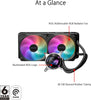 ASUS Fan AIO Liquid CPU Cooler with Aura Sync Retail (ROG STRIX LC II 280 ARGB)