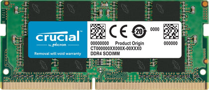 Crucial CT32G4SFD832A 32G DDR4 3200MT s CL19 DR x8 Unbuffered SODIMM Retail