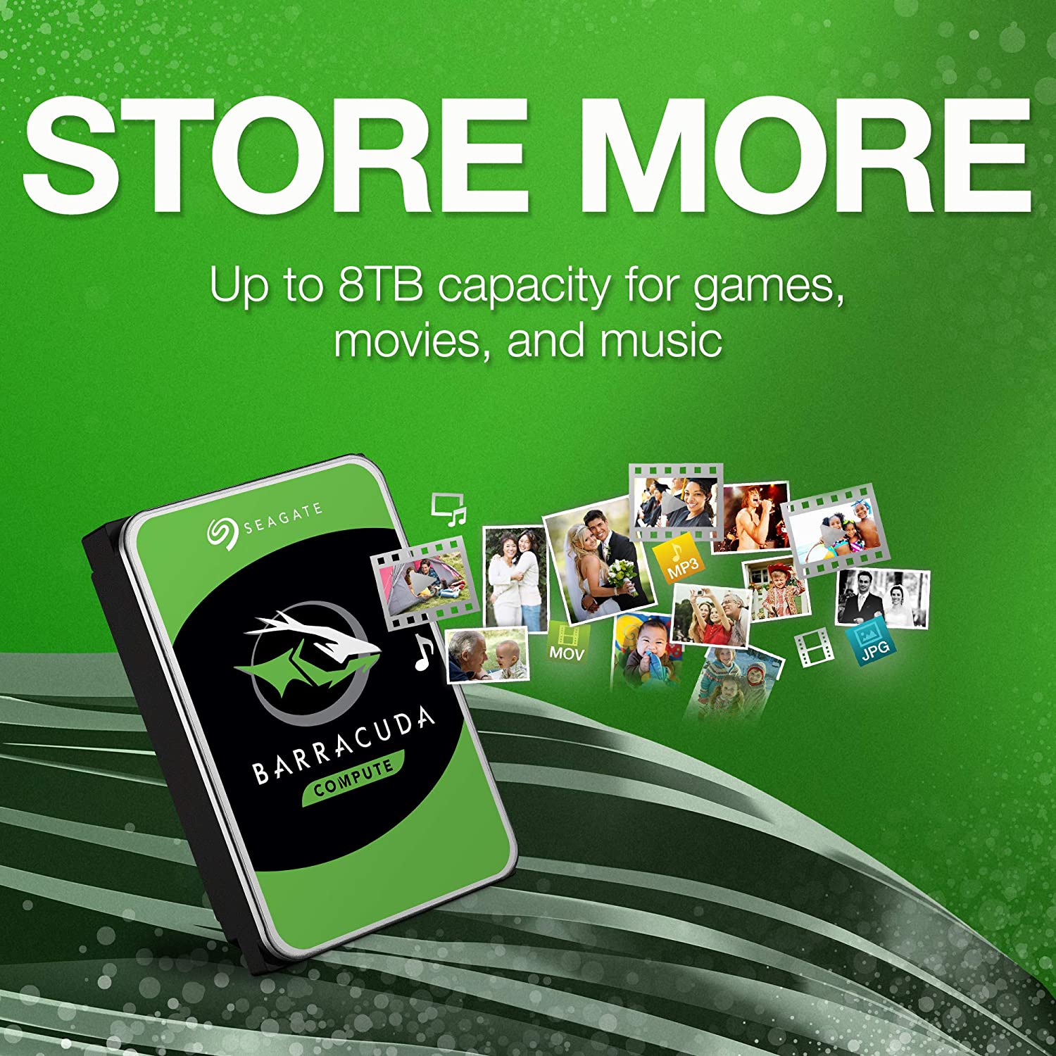 Seagate ST4000DM004 4TB SATA 6Gb/s 256MB 3.5inch 5400 rpm BarraCuda Desktop Bare