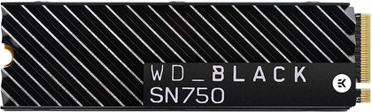 WD_Black SN750 2TB NVMe Internal Gaming SSD with Heatsink - Gen3 PCIe, M.2 2280, 3D NAND - WDS200T3XHC