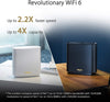 ASUS RT AX6600 Whole-Home Tri-band Mesh WiFi 6 System RTL (ZENWIFI AX 2PK WHITE)